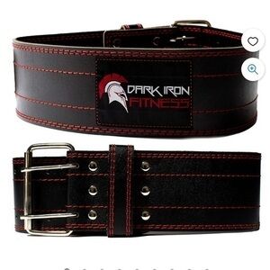 NWOT Dark Iron Fitness Weightlifting Belt MED Waist Size not pant size 32-40”